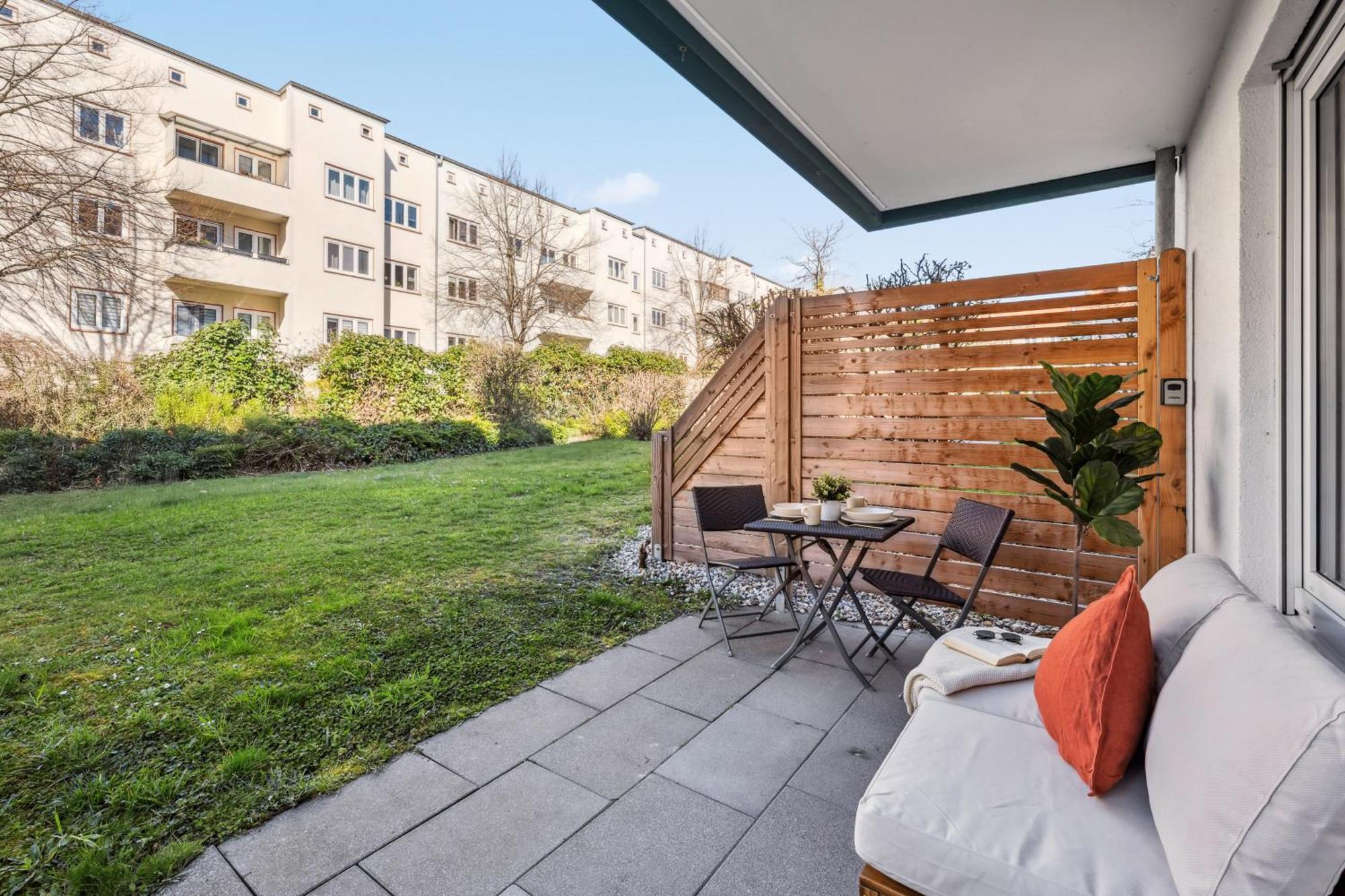 Traber Apartments Studio Kaffee Terrasse & Parken Leipzig Exteriör bild